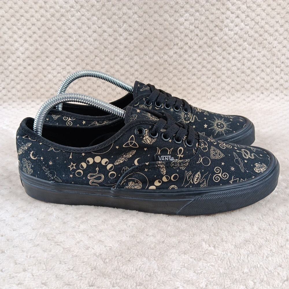 Vans Authentic Witchy Vibes Skate Shoe - Black 8.5 Mens 10 Womens - Picture 6 of 10